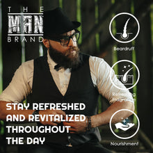 Load image into Gallery viewer, Beard Pack for Men with All-Natural Beard Oil, Natural Beard Balm,  Beard Conditioner, and Organic Hemp Oil Beard Hemp Wash by The Man Brand
