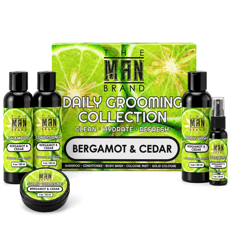 Bergamot and Cedar Daily Grooming Collection