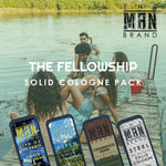 The Fellowship Solid Cologne Sample Set - Pack of 4 - Vintage Slide Tin - 0.75 Ounce Each