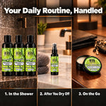 Bergamot and Cedar Daily Grooming Collection