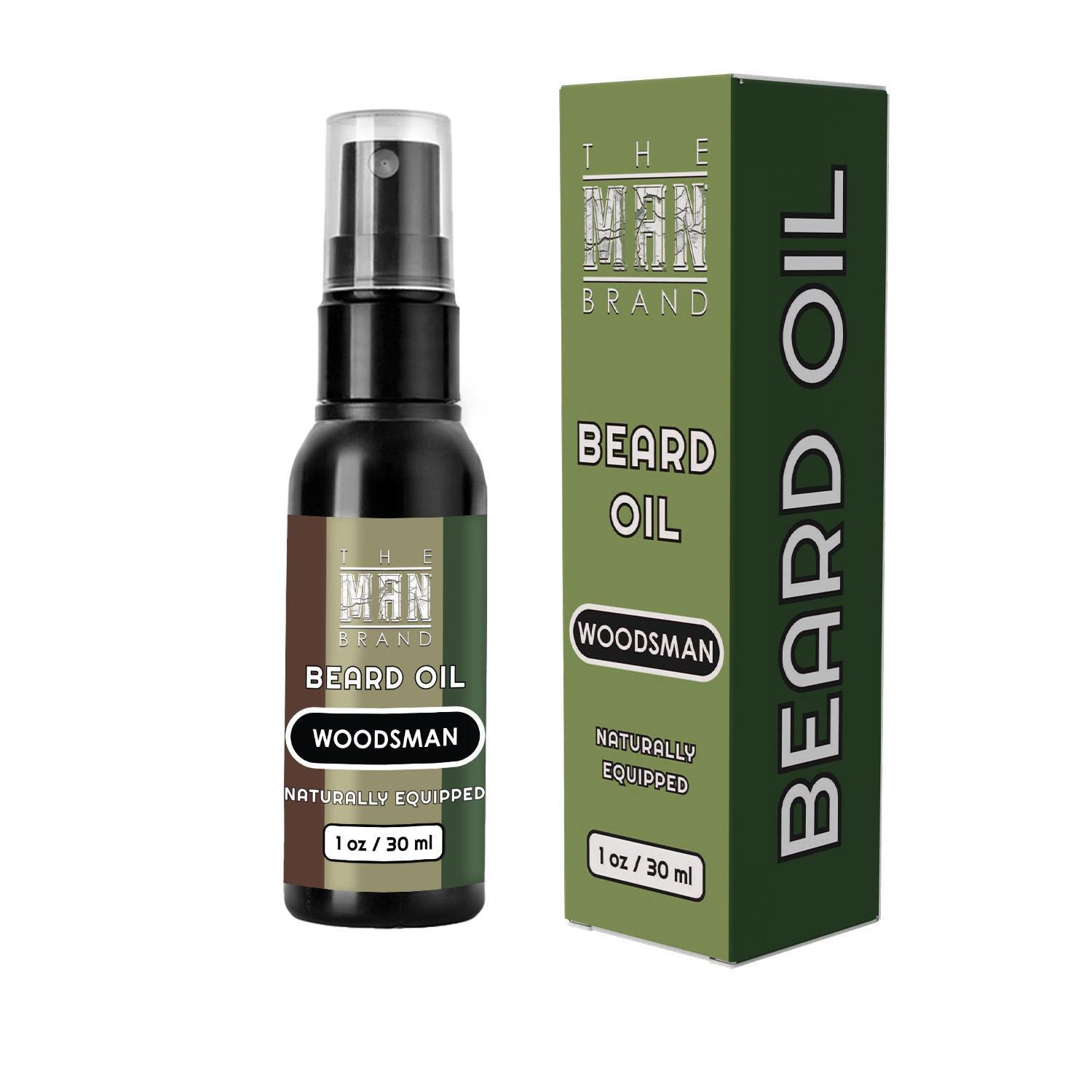 The Man Brand’s Beard Oil for Moisturizing, Grooming Beard and Skin - Natural Vitamin E Beard Care Oil for eliminating beardruff, patchy beards, and dry skin