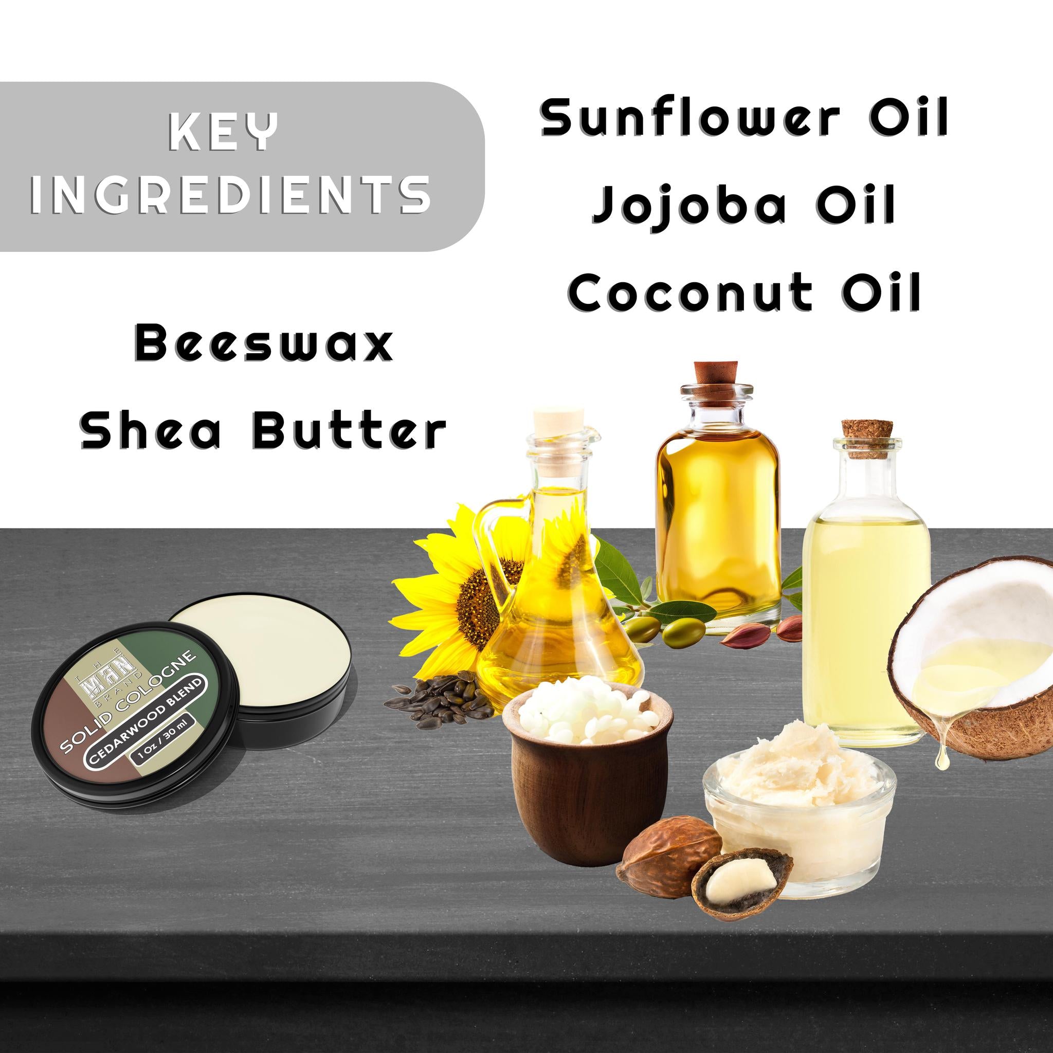 Cedarwood Blend Solid Cologne - 1 Ounce