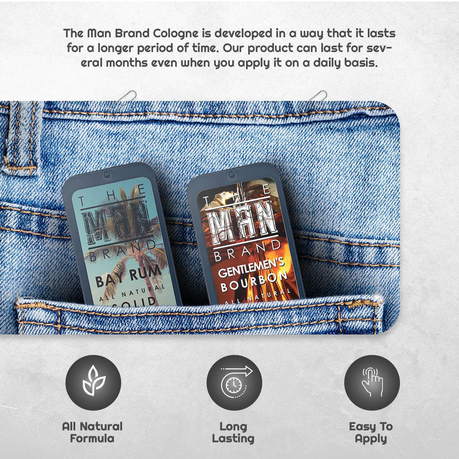 The Wolfpack Solid Cologne Sample Set - Pack of 4 - Vintage Slide Tin - 0.75 Ounce Each