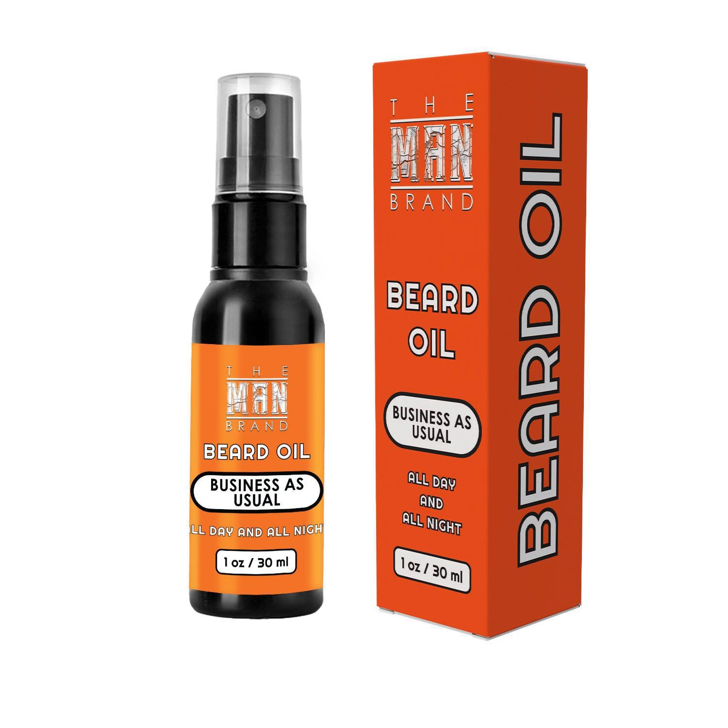 The Man Brand’s Beard Oil for Moisturizing, Grooming Beard and Skin - Natural Vitamin E Beard Care Oil for eliminating beardruff, patchy beards, and dry skin