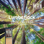 Lumberjack Solid Cologne - Vintage Slide Tin - 0.75 Ounce