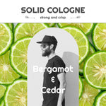 Bergamot and Cedar Solid Cologne - 0.75 oz