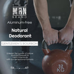 Gentlemen's Bourbon Natural Aluminum-Free Deodorant
