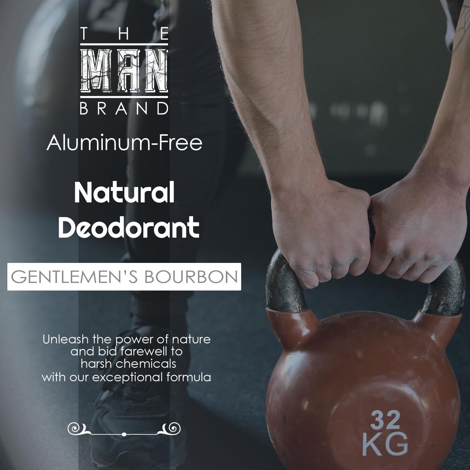 Gentlemen's Bourbon Natural Aluminum-Free Deodorant
