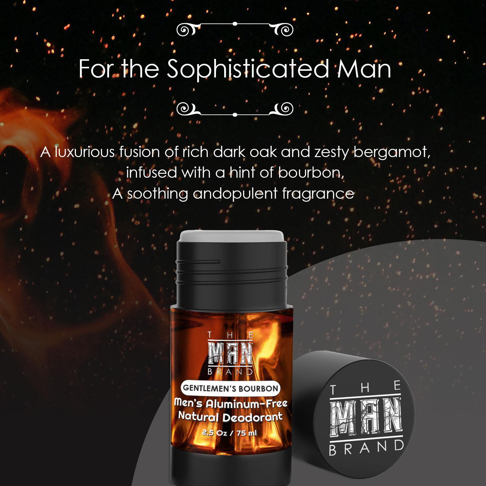 Gentlemen's Bourbon Natural Aluminum-Free Deodorant