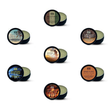 Load image into Gallery viewer, The Man Brand Beard Balm Sample Pack for Men - Natural Beeswax Based Conditioning Balm For Beard Care - Scented Beard Balm For Styling in a Round Screw Top Tin
