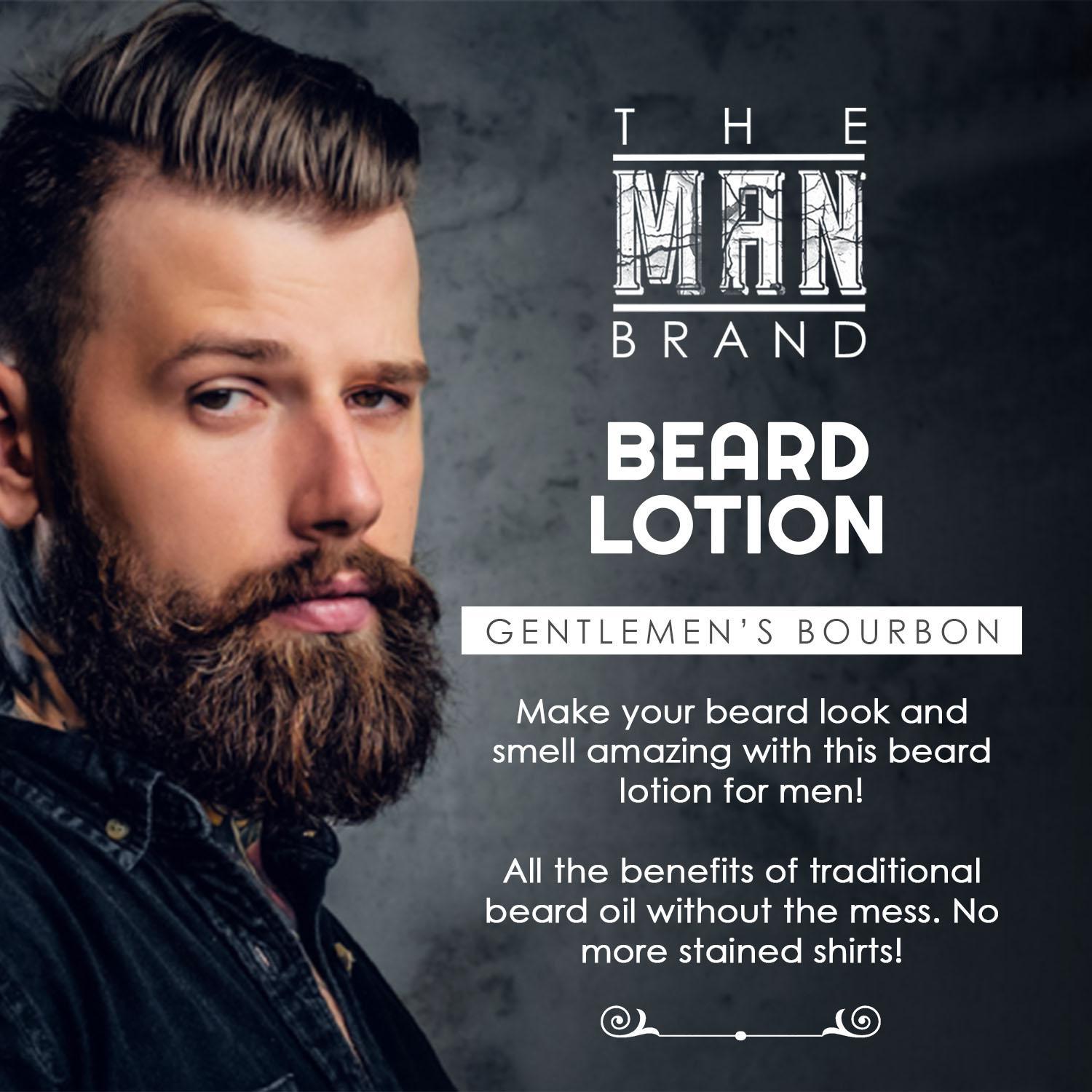 Gentlemen's Bourbon Beard Lotion - 8 oz