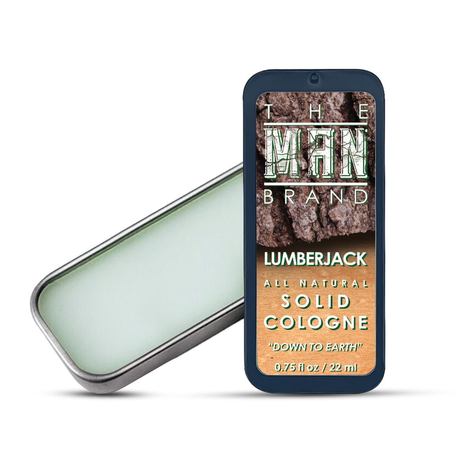 The Man Brand’s Solid Cologne for Men - Travel Size Natural Solid Men’s Cologne - Men's Fragrance Solid Cologne - Convenient Pocket Size