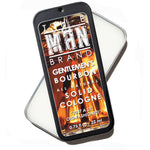 Gentlemen's Bourbon Solid Cologne - Vintage Slide Tin - 0.75 Ounce