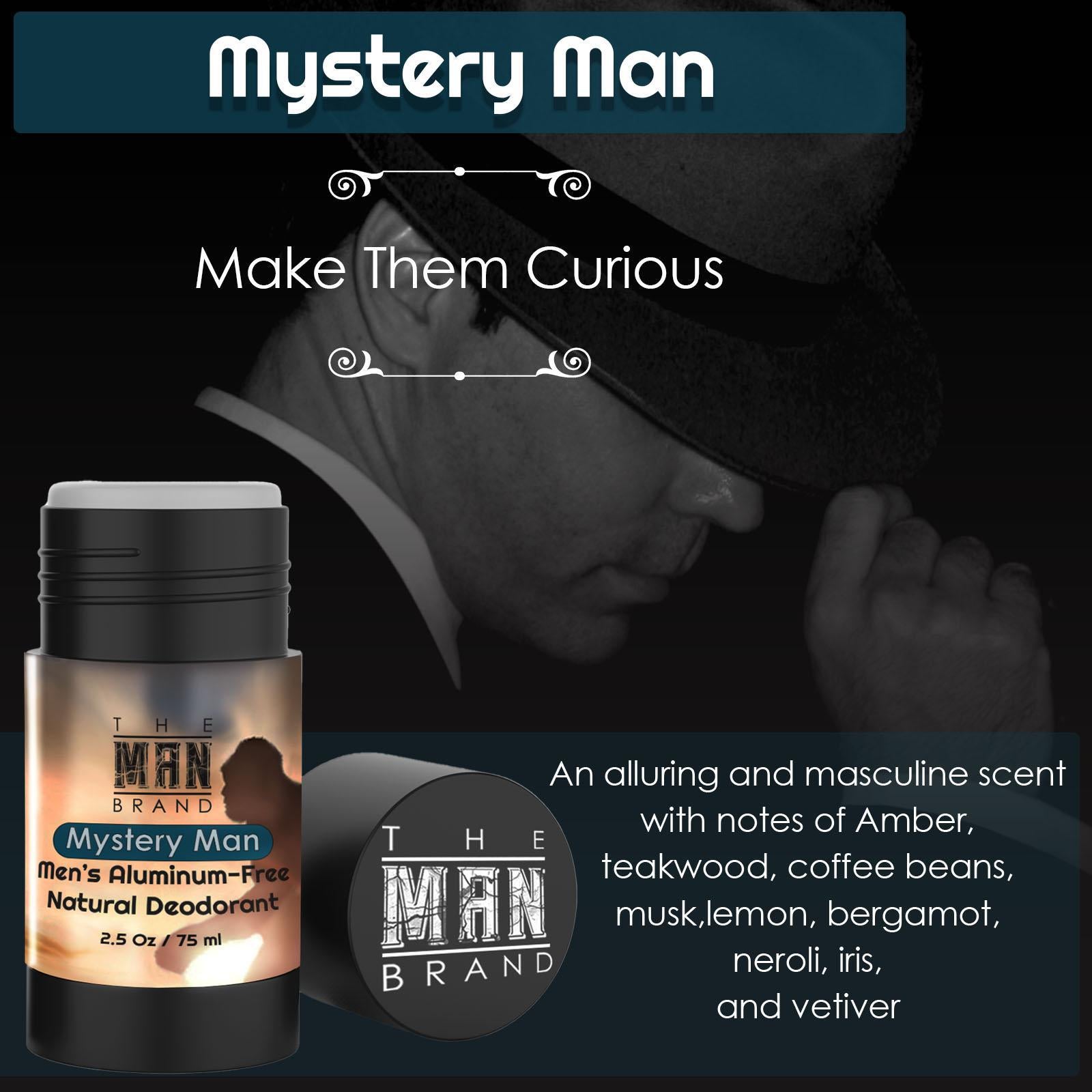 Mystery Man Natural Aluminum-Free Deodorant