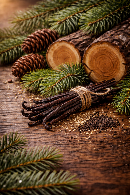 Cedarwood, Fir, Vanilla
