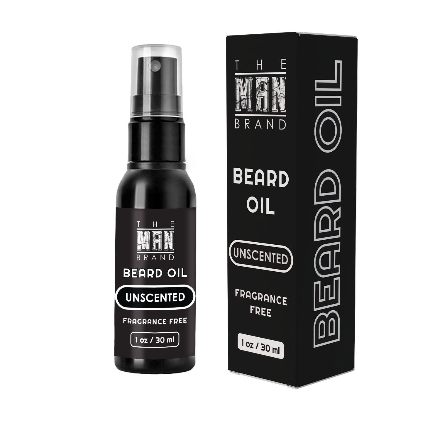 The Man Brand’s Beard Oil for Moisturizing, Grooming Beard and Skin - Natural Vitamin E Beard Care Oil for eliminating beardruff, patchy beards, and dry skin