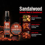 Sandalwood scent notes