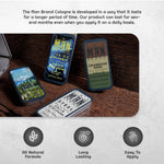 All or Nothing Solid Cologne Sample Set - Pack of 9 - Vintage Slide Tin - 0.75 Ounce Each