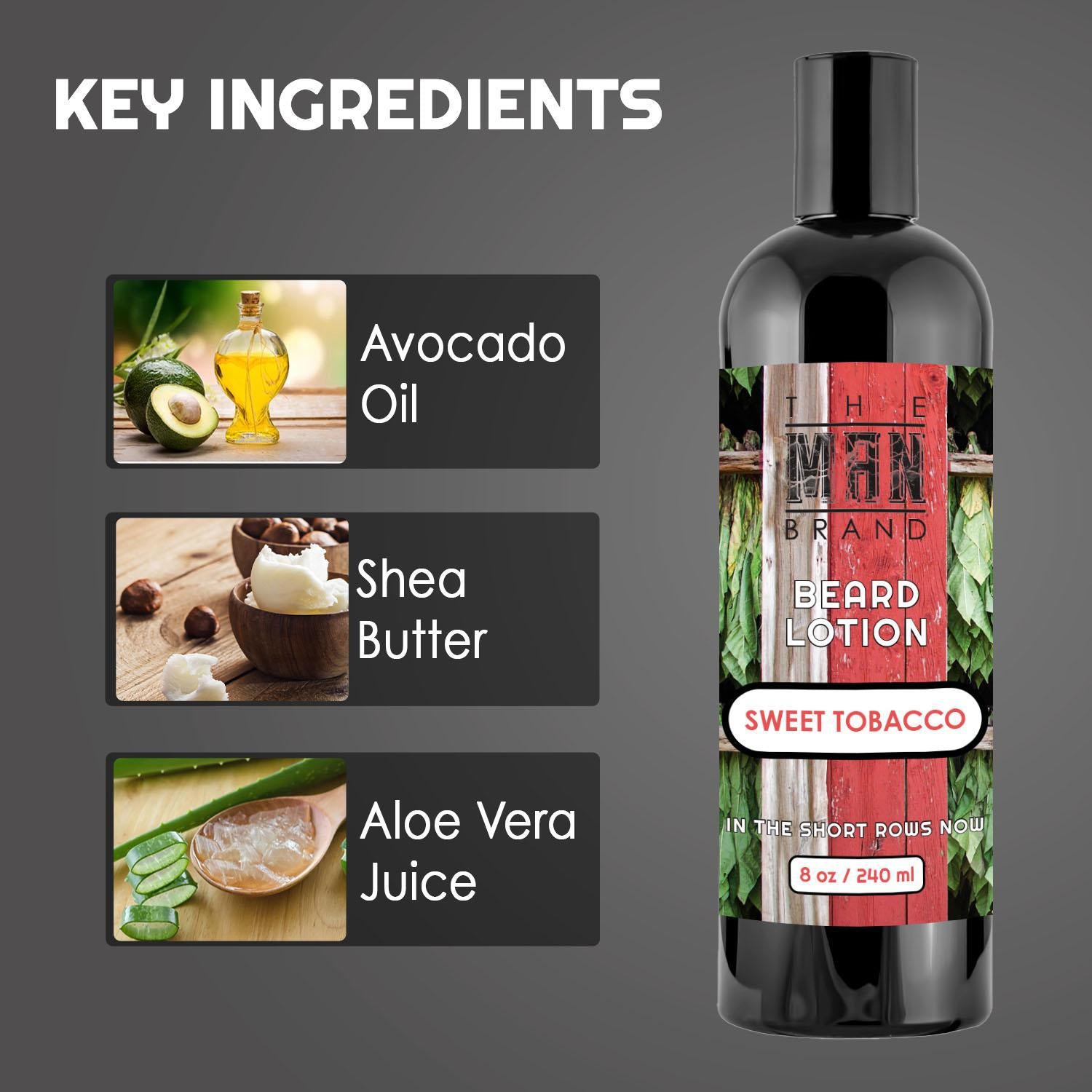 Sweet Tobacco Beard Lotion - 8 oz