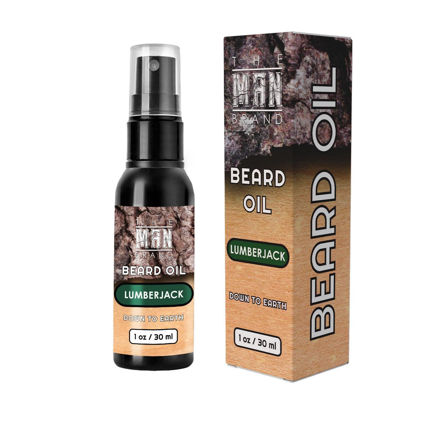 The Man Brand’s Beard Oil for Moisturizing, Grooming Beard and Skin - Natural Vitamin E Beard Care Oil for eliminating beardruff, patchy beards, and dry skin