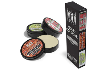 Bergamot and Cedar, Sandalwood, Sweet Tobacco Solid Cologne 1 Ounce Variety Pack