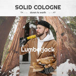 Lumberjack Solid Cologne - Vintage Slide Tin - 0.75 Ounce