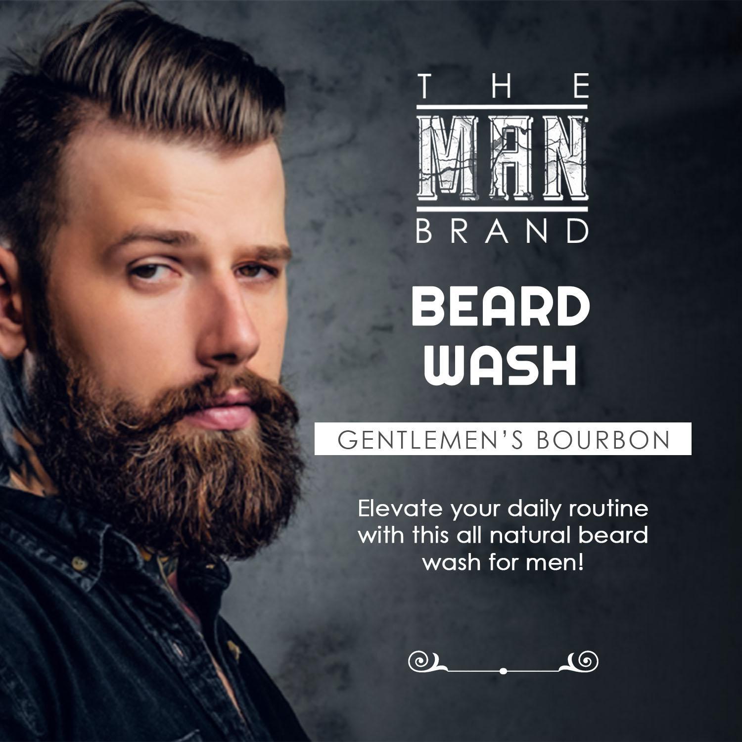 Gentlemen's Bourbon Beard Wash - 8 oz