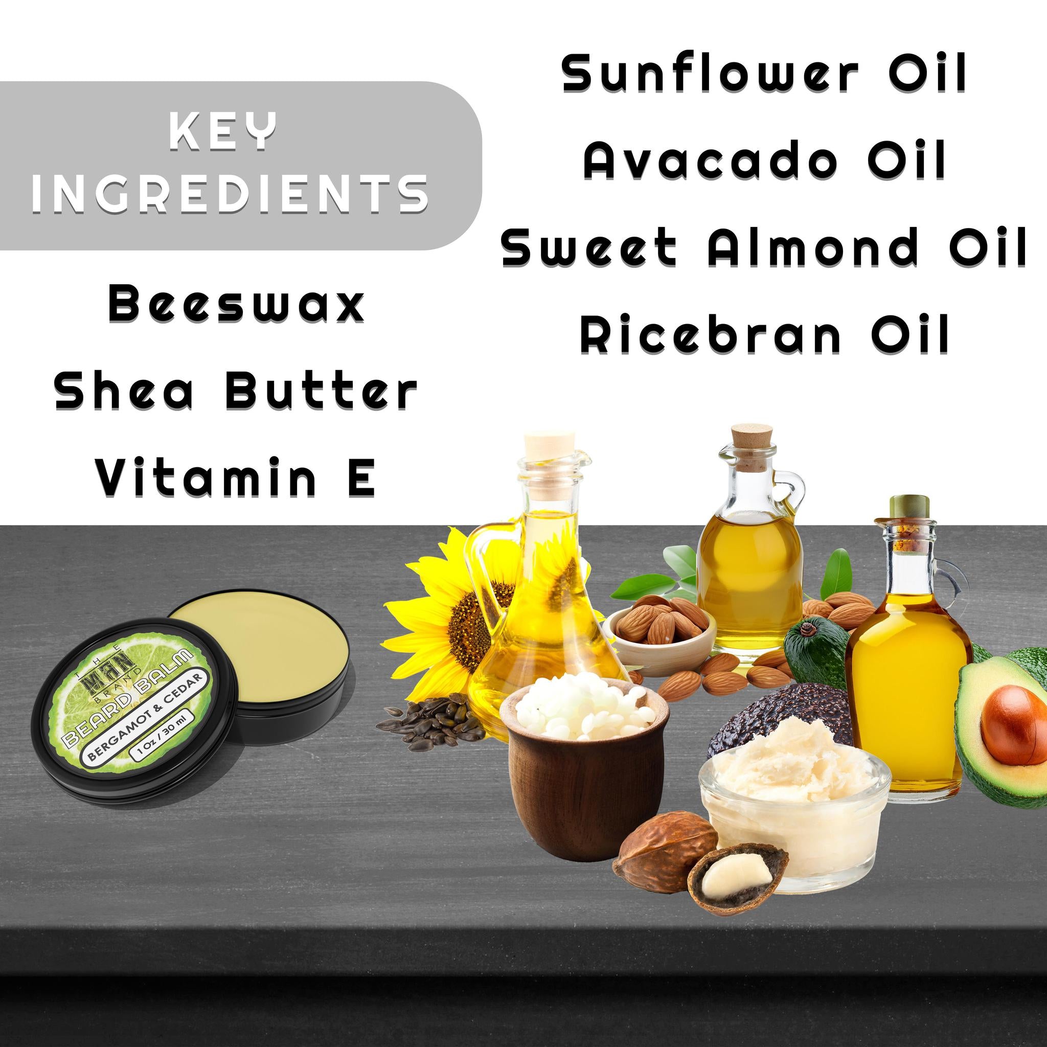 Bergamot and Cedar Beard Balm