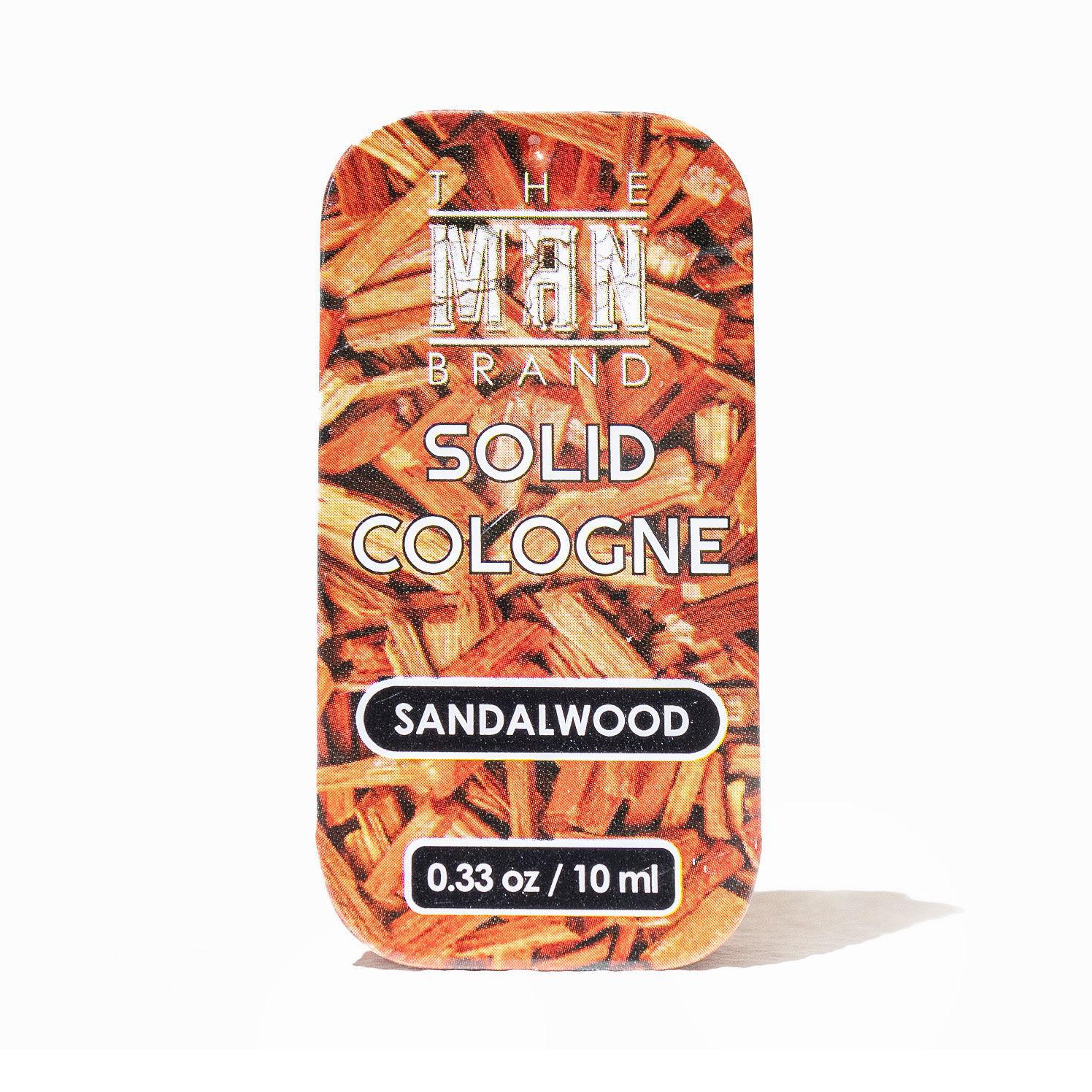 The Man Brand’s Solid Cologne - Bergamot and Cedar, Sandalwood, Sweet Tobacco - 0.33  oz each