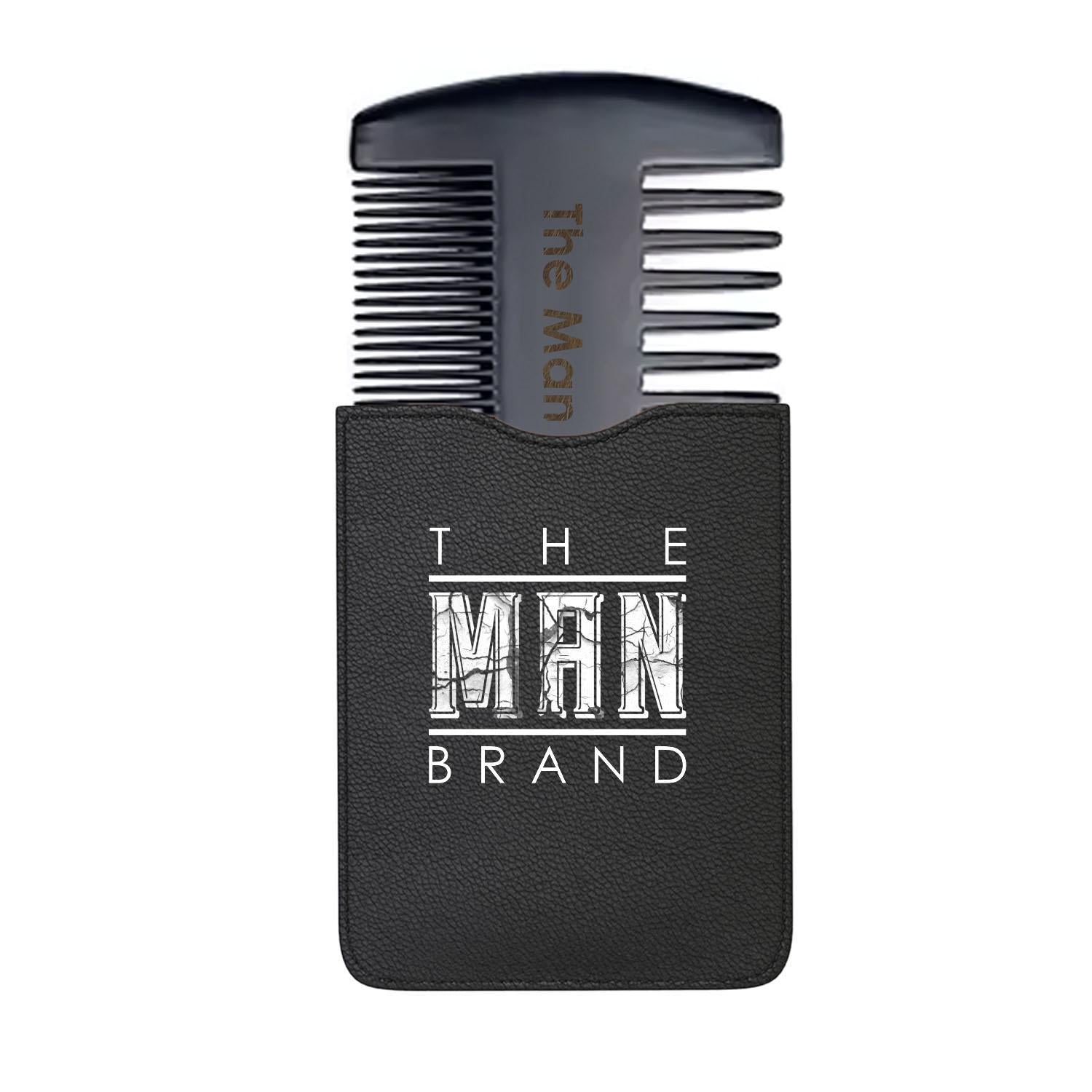 The Man Brand Essential Beard Care Kit: Brush, Comb, and Trim