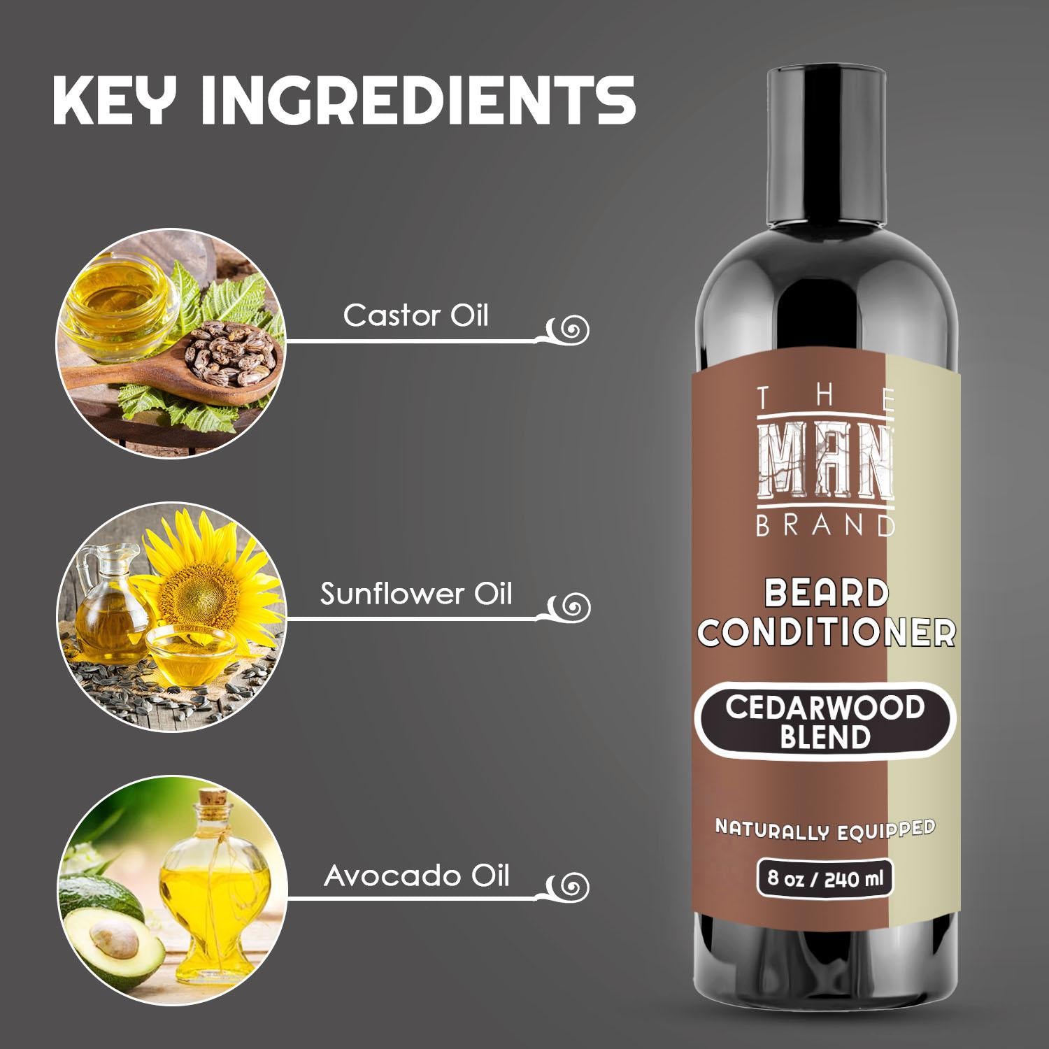 Cedarwood Blend Beard Conditioner - 8 oz