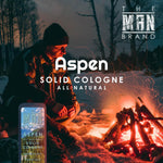 Aspen Solid Cologne - Vintage Slide Tin - 0.75 Ounce