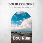 Bay Rum Solid Cologne - Vintage Slide Tin - 0.75 Ounce