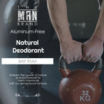 Bay Rum Natural Aluminum-Free Deodorant
