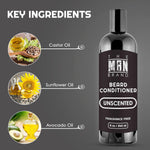 Unscented Beard Conditioner - 8 oz