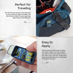Life of the Party Solid Cologne in a blue-and-black vintage slide tin, compact and pocket-sized for travel and easy application.