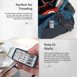 Steel Solid Cologne in a slim blue metal slide tin with black-and-white label and vintage typography
