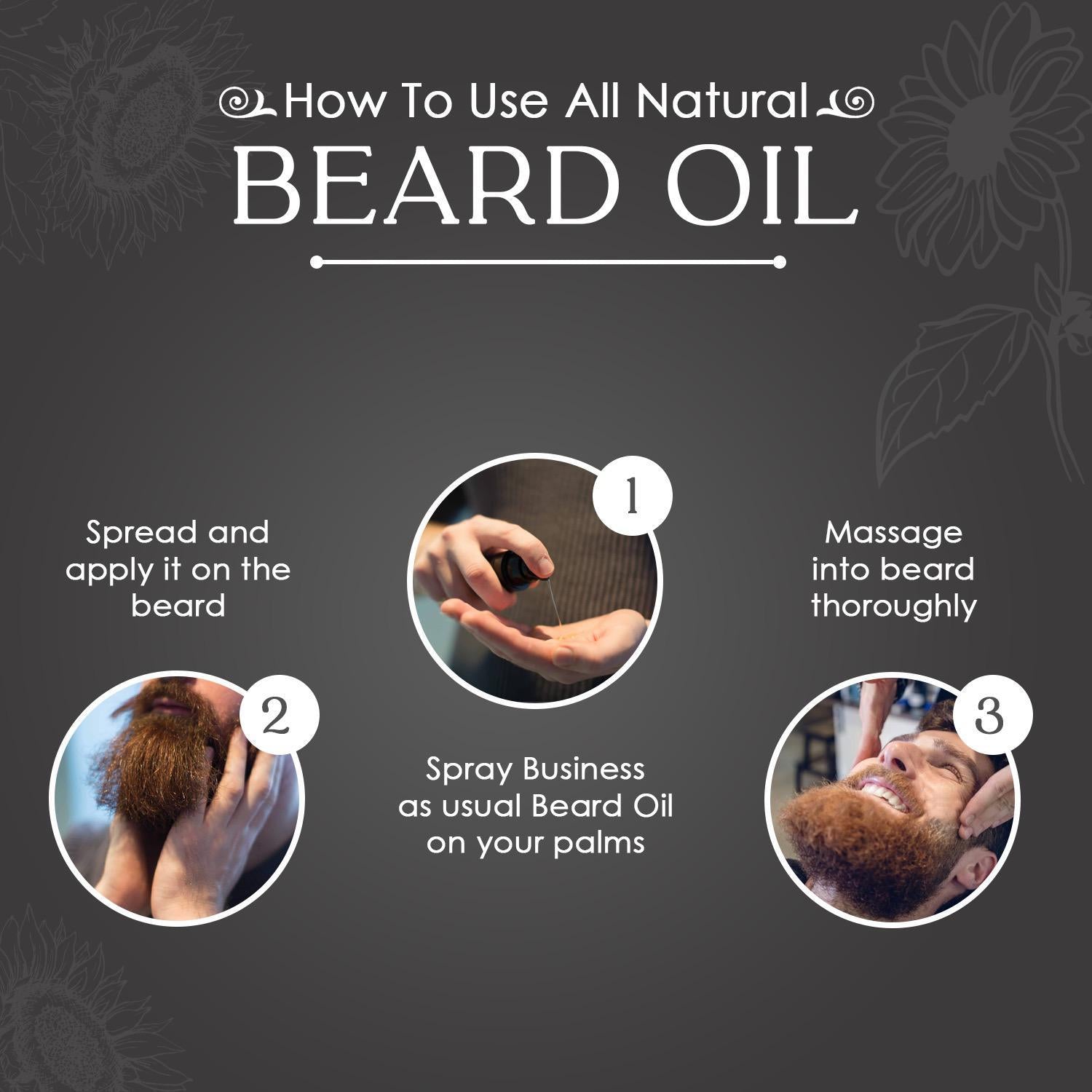 The Man Brand’s Beard Oil for Moisturizing, Grooming Beard and Skin - Natural Vitamin E Beard Care Oil for eliminating beardruff, patchy beards, and dry skin